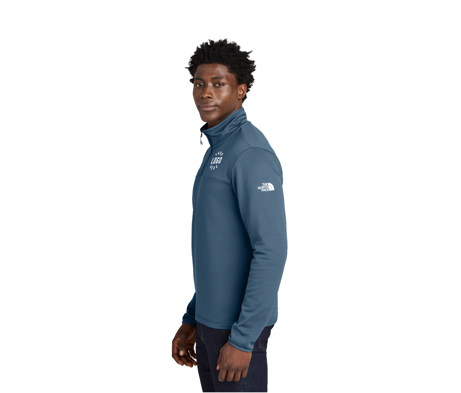 The North Face® Aim 1/4-Zip Fleece — Mercury Screen Printing